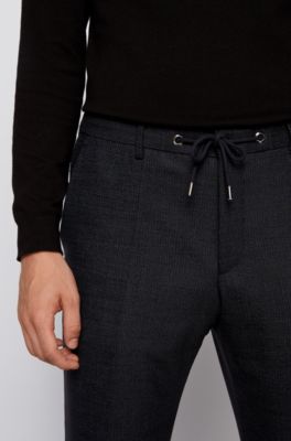 hugo boss travel trousers