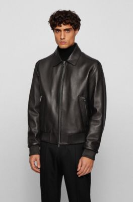 hugo boss nappa leather jacket