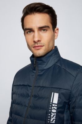 hugo boss jacket red