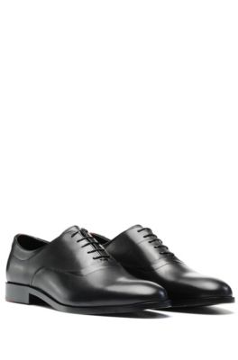 HUGO - Oxford shoes in polished leather 
