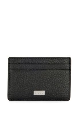 hugo boss card holder with money clip