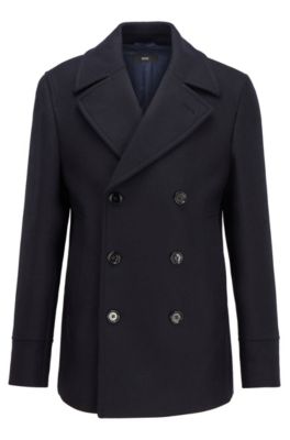 hugo boss double breasted coat