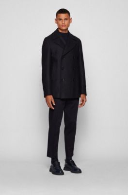 hugo boss mens overcoat