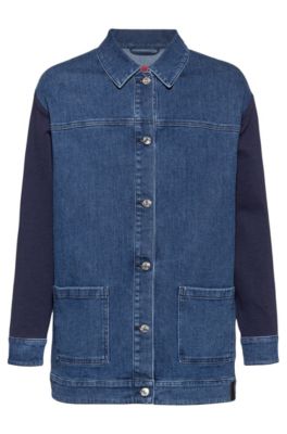 hugo boss denim shirt