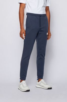 BOSS - Slim-fit tracksuit bottoms with 
