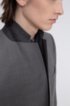 Regular-fit suit in micro-patterned virgin-wool serge, Light Grey