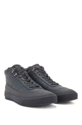 hugo boss high top shoes