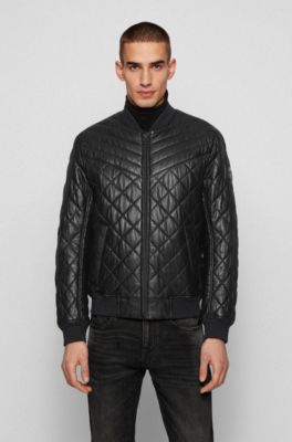 boss quilted jacket
