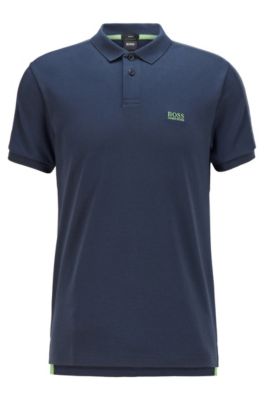 light blue hugo boss polo shirt