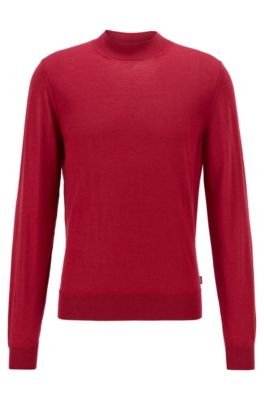 red hugo boss sweater