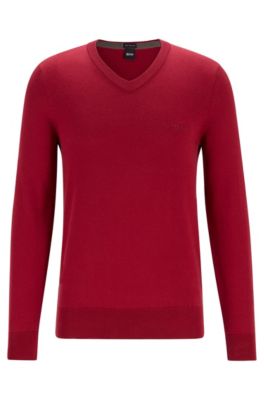 hugo boss red jumper