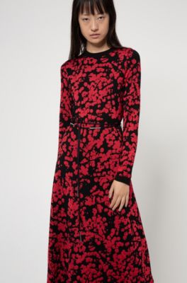 hugo boss knitted dress