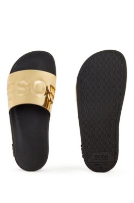hugo boss black and gold shoes
