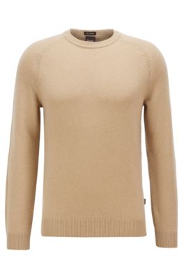 BOSS - Regular-fit sweater in pure cashmere