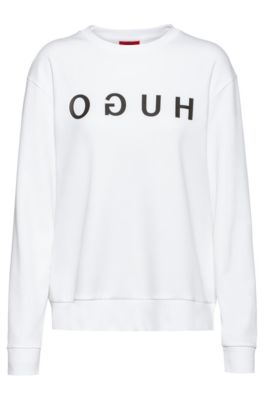 hugo reverse logo hoodie