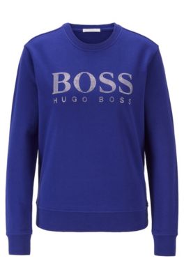 hugo boss purple jumper