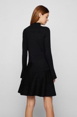 hugo boss knitted dress