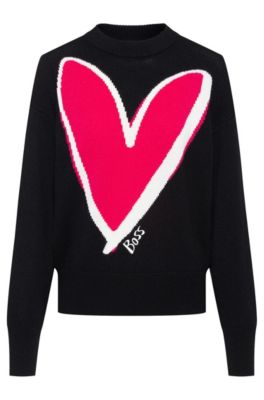 hugo boss jumper pink