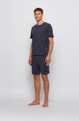 hugo boss shorts and shirt set