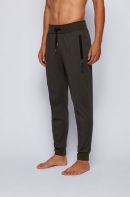 BOSS - Drawstring loungewear trousers 