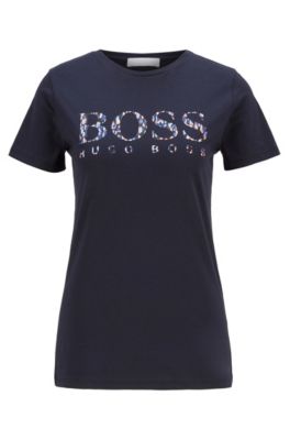 Women's T-Shirts | Blue | HUGO BOSS