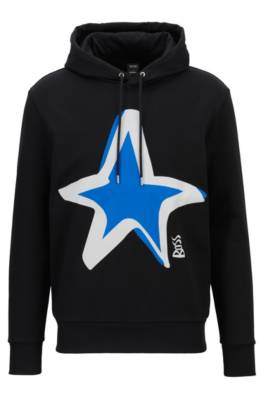 Sweat Regular Fit en coton à motif étoile