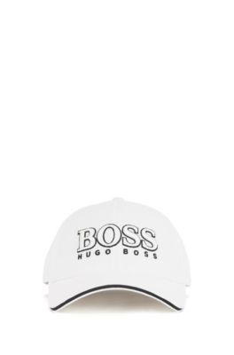 white boss cap