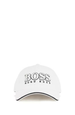 white hugo boss hat