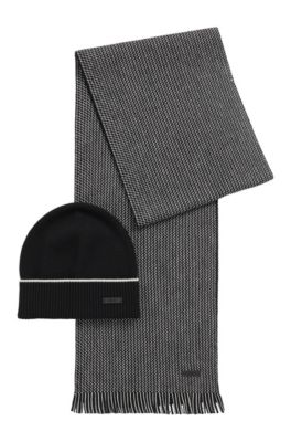 hugo hat and scarf set