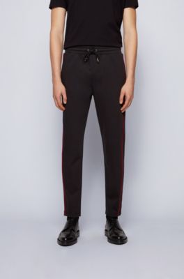 red hugo boss tracksuit