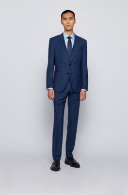 hugo boss medium blue suit
