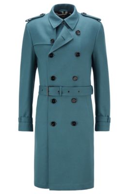 hugo boss trench coat herre