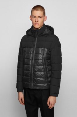 hybrid padded jacket