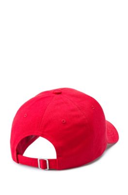 red hugo boss hat