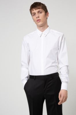 hugo boss easy iron shirt