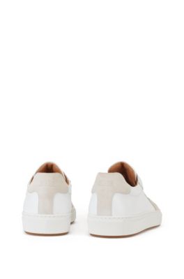 hugo boss white trainers sale