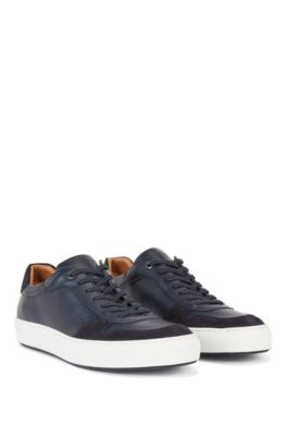 boss blue trainers