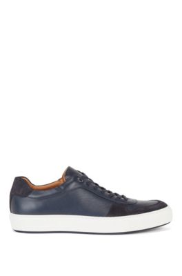 hugo boss trainers navy blue