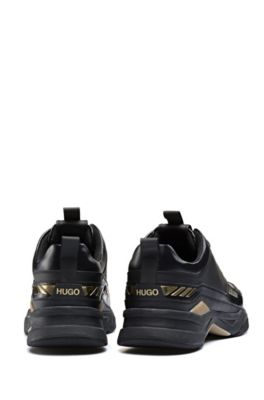 black hugo boss trainers sale