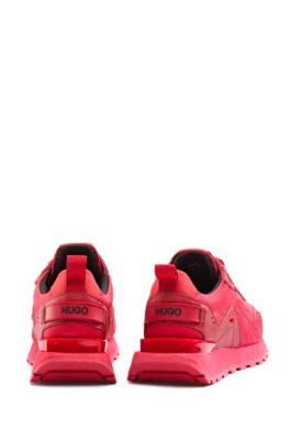 hugo boss red sneakers