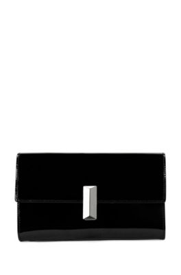 patent leather clutch