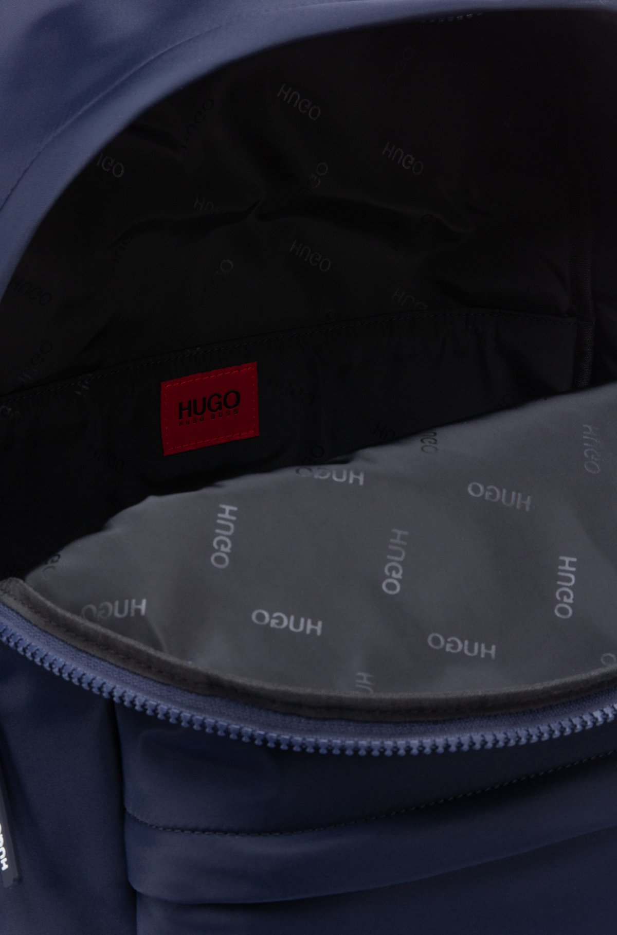 Backpack with new-season tire-print logo, Dark Blue