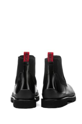 hugo boss leather boots