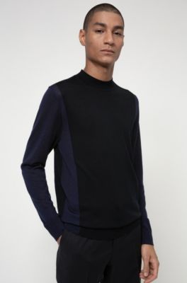hugo boss merino wool polo shirt