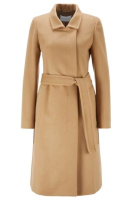 hugo boss wool coat womens