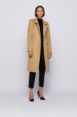 camel coat hugo boss