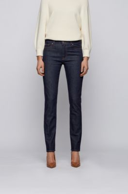 indigo slim fit jeans