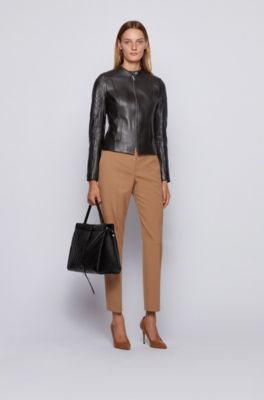 boss femme Vestes en cuir