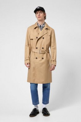 hugo boss crombie coat