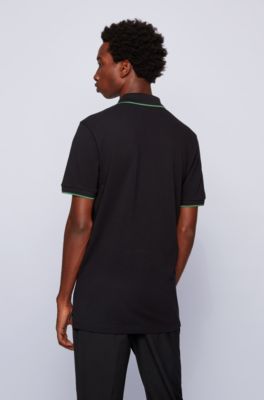 hugo boss zip polo